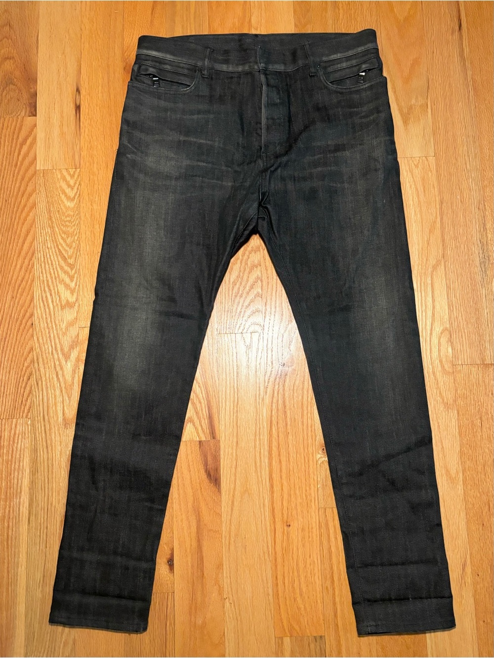 Balmain Runway Six Pocket Straight Jeans